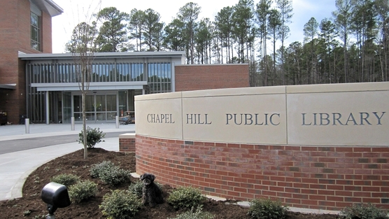 Chapel Hill Public LIbrary Sign