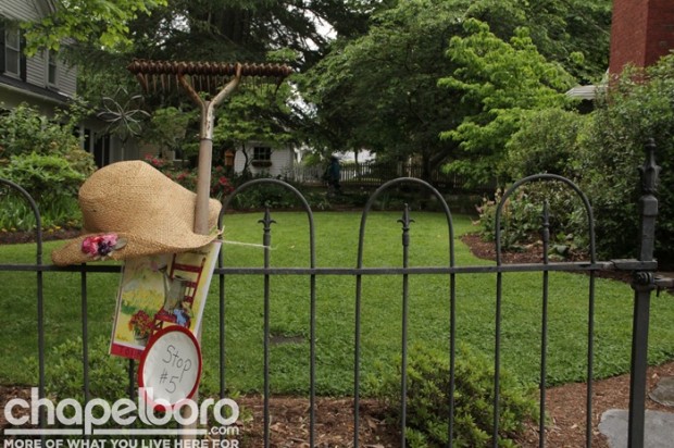 Each garden on the tour was well marked