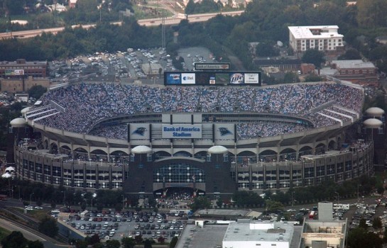 Bank of America Stadium (Photo by Capt. Wayne Capps, USAFR)