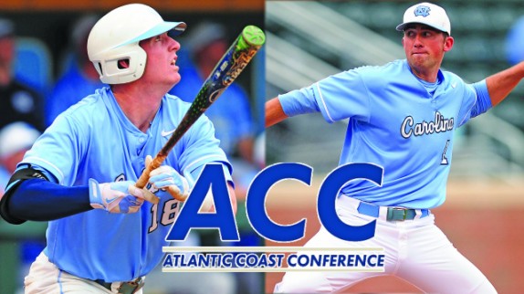 Colin Moran (L) and Kent Emanuel (R) (Courtesy of GoHeels.com)