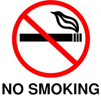 No smoking sign