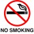 No smoking sign