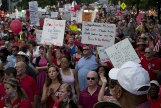Moral Monday March; Photo by Alex Curley