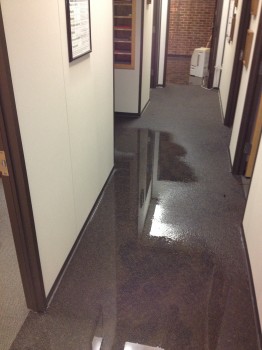 Ernie Rogers - CHTC first floor flooded