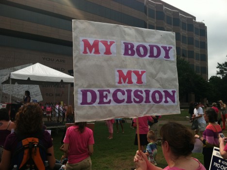 rally against HB 695