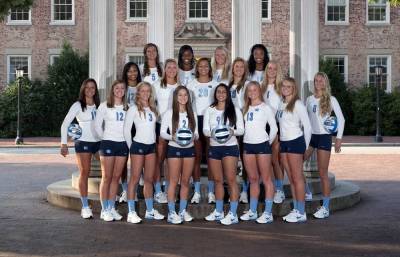 unc volleyball 2012