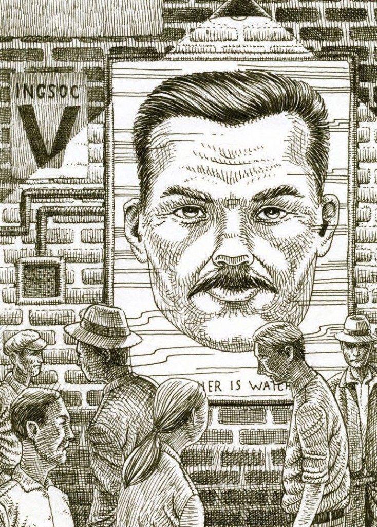Tuesday: 1984 by George Orwell - Artist: David Eichenberger