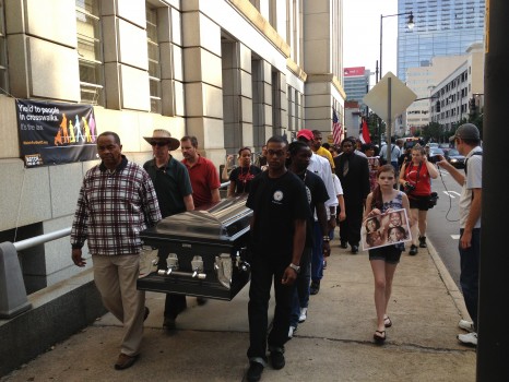 Moral Monday Mansion March; Photo by Rachel Nash