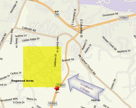 Southern Village Map
