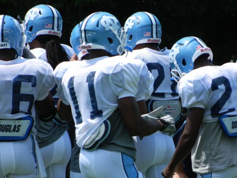 UNC Football- General practice picture