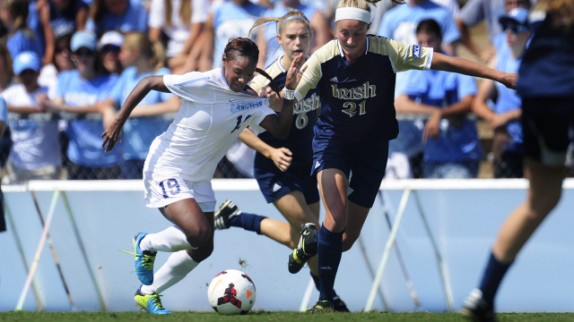 UNC Women's Soccer v. Notre Dame 2013