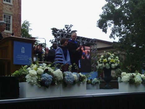 Carol Folt inauguration - after oath