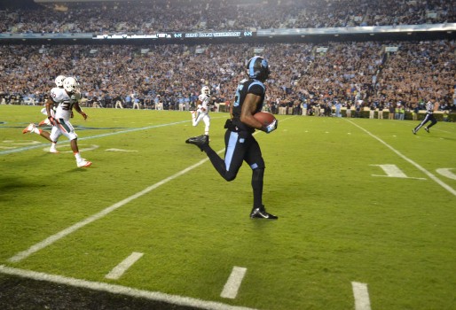 TE Eric Ebron finished the night with 199 yards, including this scoring play.